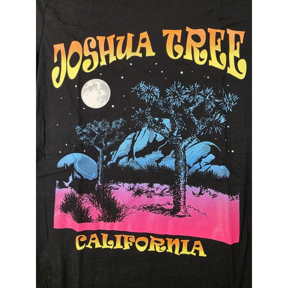 Joshua Tree‎ Shirt Womens Small Black California Desert Graphic Tee T-Shirt Park - Picture 3 of 6